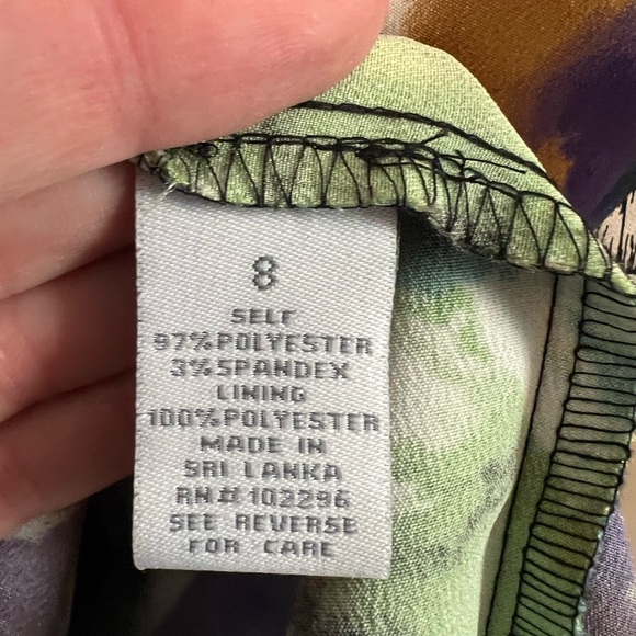 7 for $30 Dress Barn Collection Multi Colored Sleeveless Dress - Picture 10 of 11